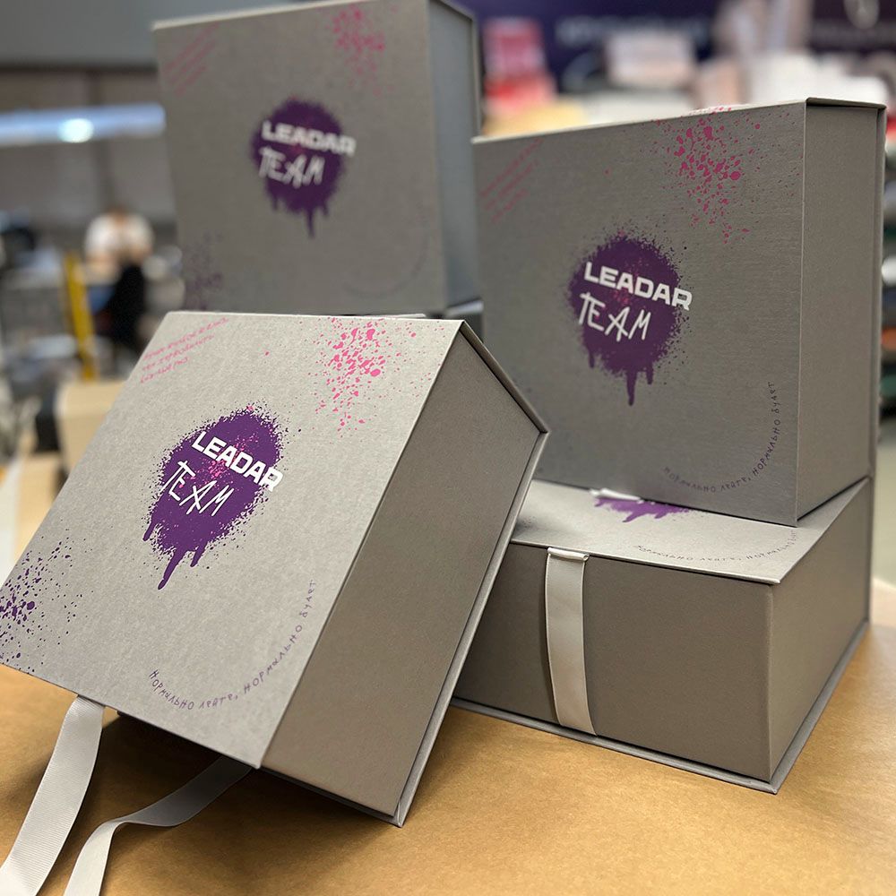 Premium boxes and packaging from grey design paper